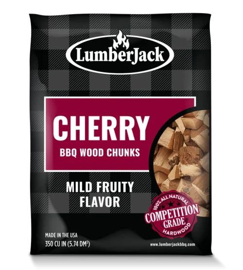 Cherry Wood Chunks for Bbq – Premium Quality Smoking Wood Chunks for a Unique, Outstanding Flavor